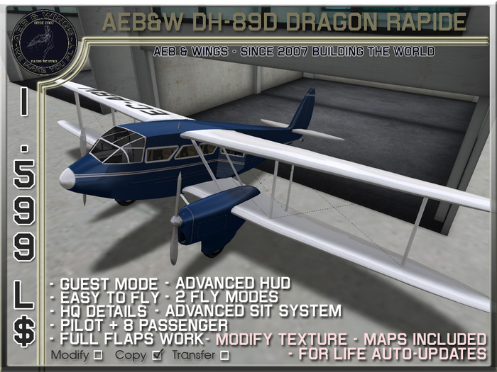 AEB&W DH-89 Dragon Rapide 2.8 (BOX)