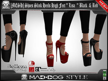 [Mesh] Shoes Chain Heels Alissa Maitreya / Slink / Belleza