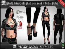 [Mesh] Biker Outfit  Maitreya / Slink / Belleza MadD