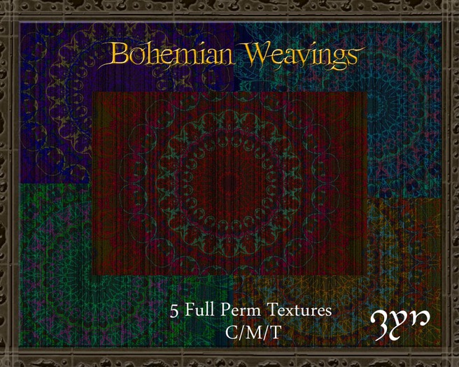 Zyn ~ Bohemian Weavings Textures BOXed