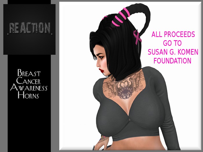 .REACTION. Breast Cancer Awareness Horns
