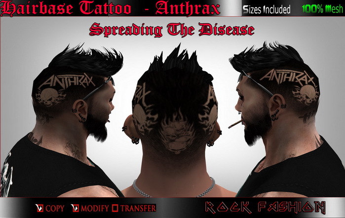 Hairbase Tattoo  - Anthrax