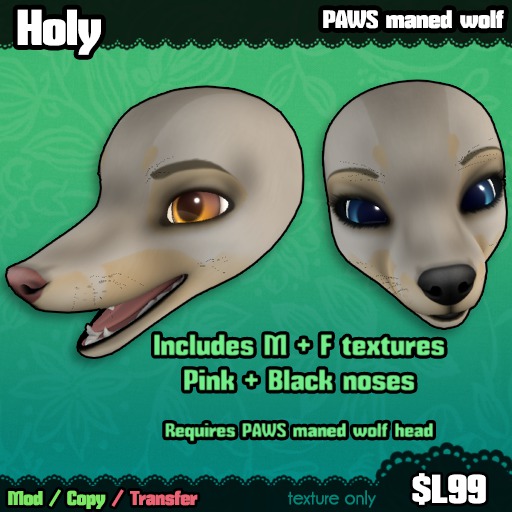 Ferine : Holy - PAWS head