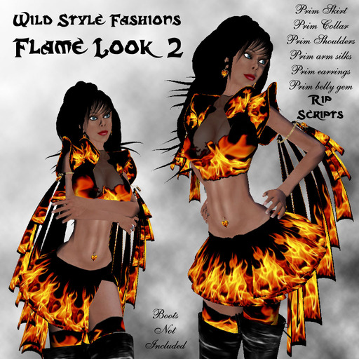 Flames Look 2 Gift Bag