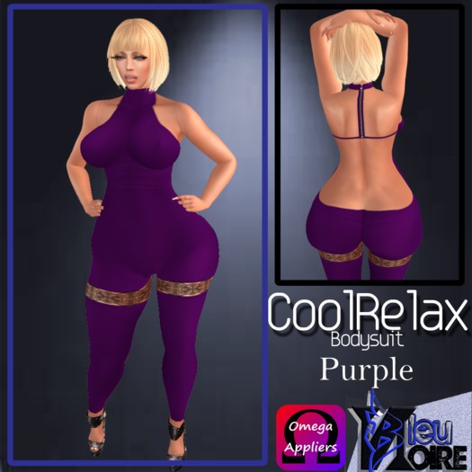 {BN)CoolRelax Bodysuit - Purple
