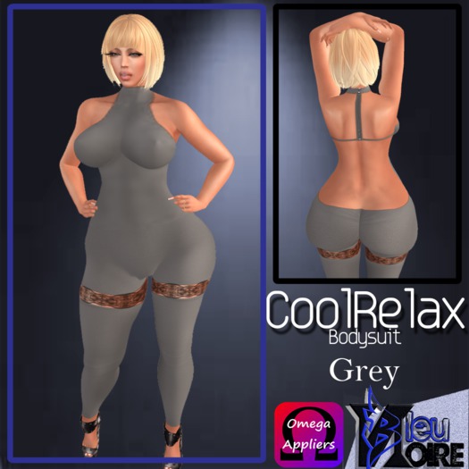 {BN)CoolRelax Bodysuit- Grey