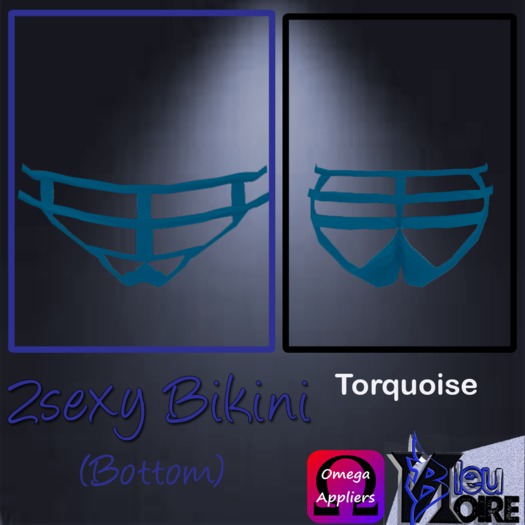  {BN} 2Sexy Bikini Bottom- Torquoise 
