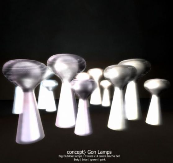 Concept}04. Gon Lamp Box  - Blue XL