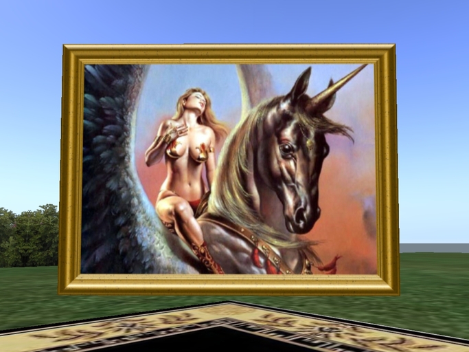 Golden Allicorn Painting - Fantasy Collection