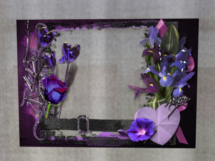 Goth Love - Valentine Frame