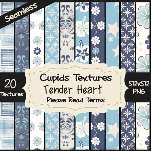 *Cupids Textures * 20 TENDERHEART