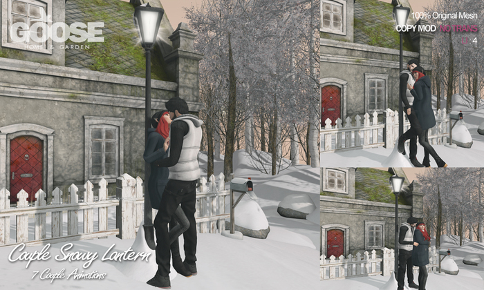 GOOSE - couples snowy lantern