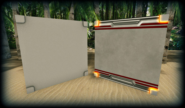 "M" Mesh Inside "M" Mesh Fallout Institute Wall A