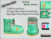 NBC Kid & Baby (MESH) ToddleeDoo: Unisex Boots Green