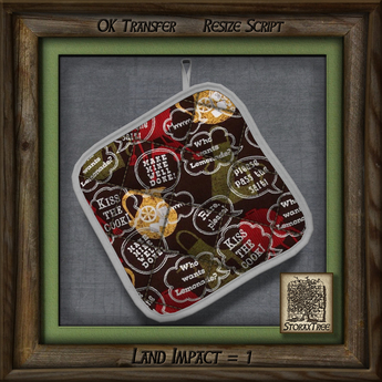 Second Life Marketplace - Seattle Bistro Potholder Qc