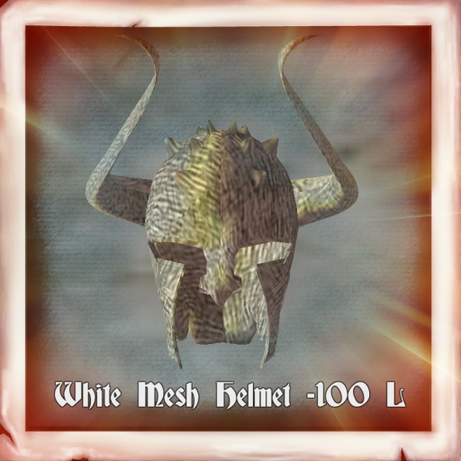 White Mesh Helmet