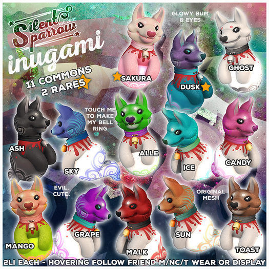 ~silentsparrow~ Sakura - inugami RARE