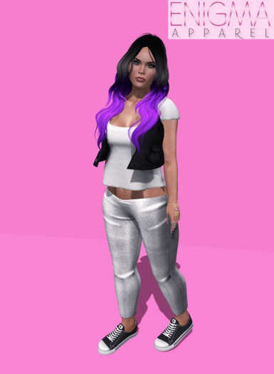 [EN] Pants Legging Grey :: Mesh ::