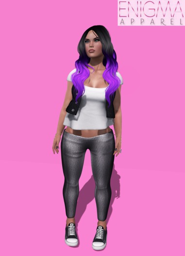 [EN] Pants legging Silver :: Mesh ::