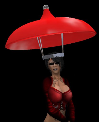Red Umbrella Hat