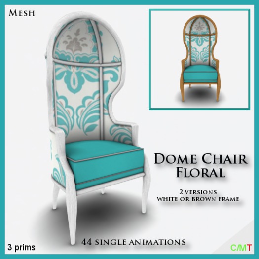 Dome Chair - Floral Boxed