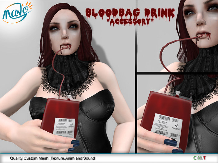 "Mano" BloodBagDrink (Accessory)