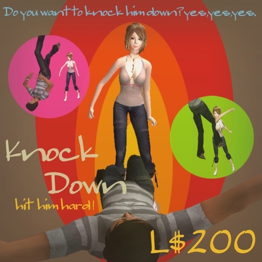 Knock down - Hit him hard