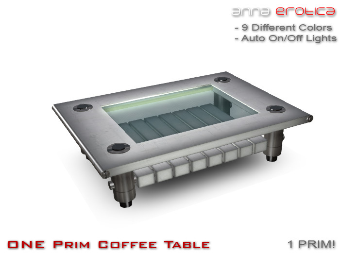 Anna Erotica - ONE Prim Coffee Table! (box)
