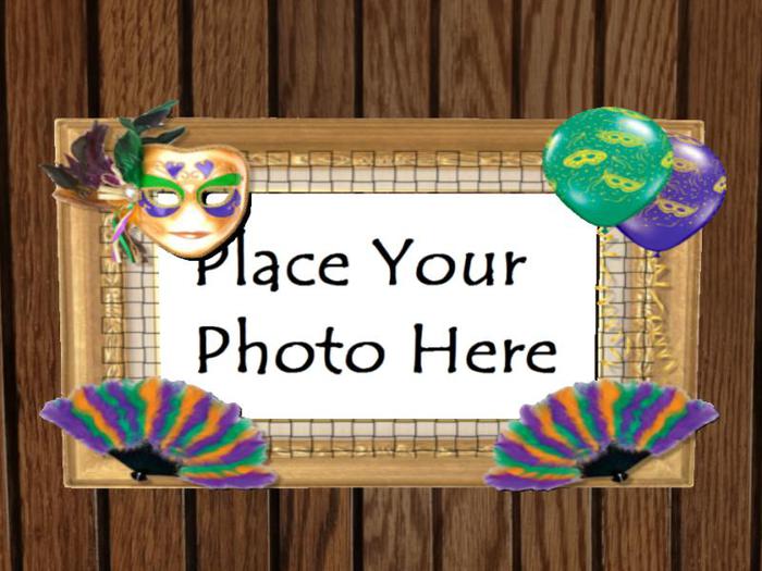 Mardi Gras Photo Frame I
