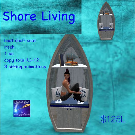 Boat Shelf Seat (crate)