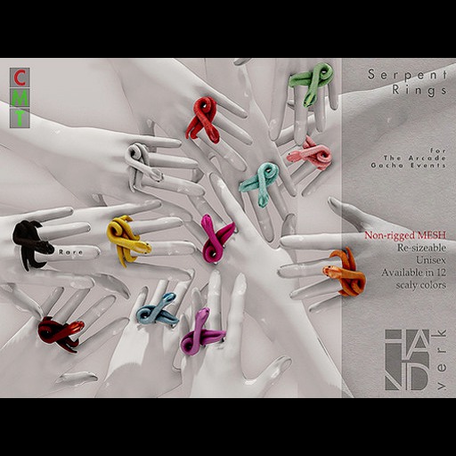 [HANDverk]Serpent Ring.violet