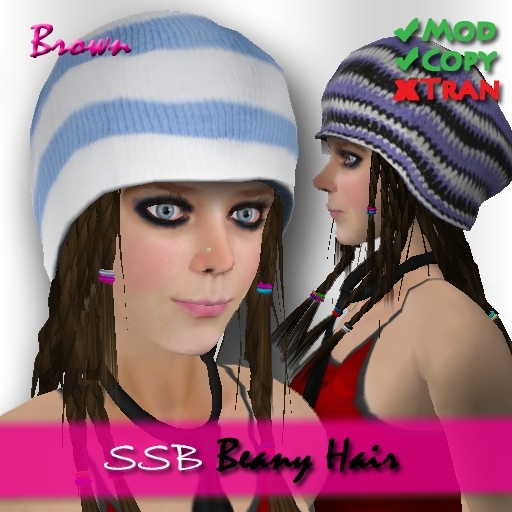 SSB Beanie Hair (Brown)