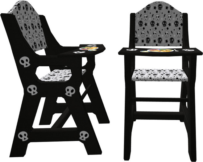 Booster Chair - Skulls