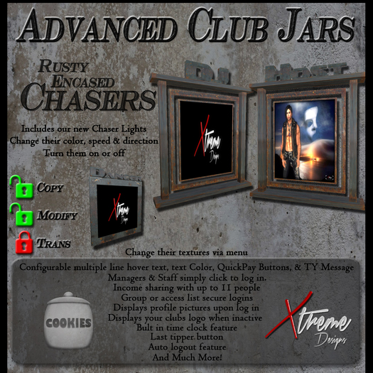 Copyable % Splitting Club Login TipJars - Rusty Encased Chaser -