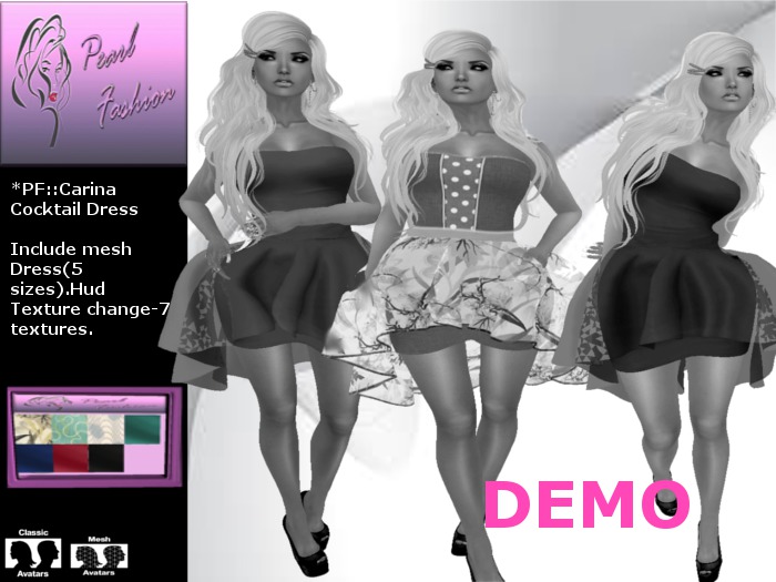 *PF::Carina Cocktail Dress DEMO