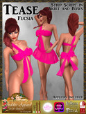 *Goddess* Tease Bow Fucsia