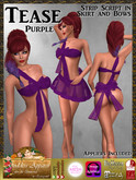 *Goddess* Tease Bow Purple