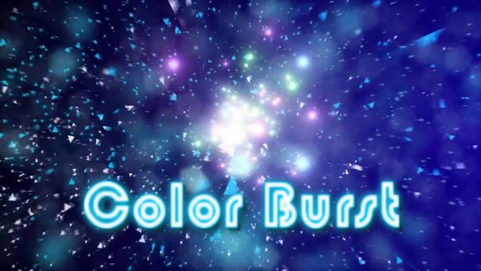 color burst shower