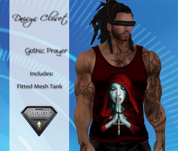 *DC - Gothic Prayer Aesthetic Tank Boxed*