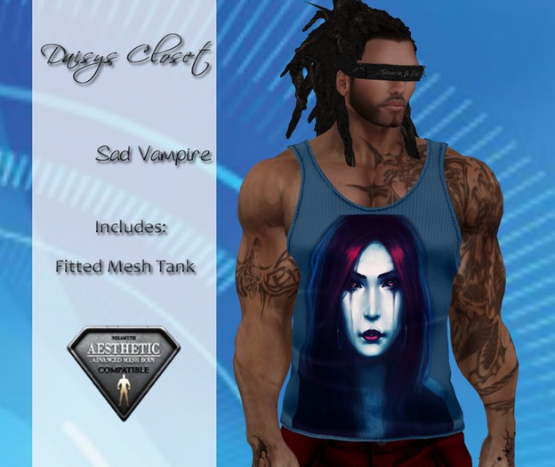 *DC - Sad Vampire Aesthetic Tank Boxed*