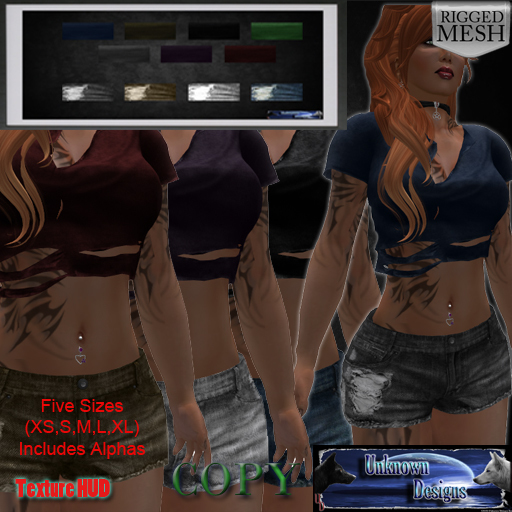 UD Grunge Ripped Shorts Outfit DEMO