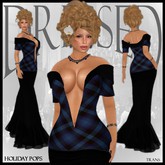 ::DBL:: Holiday Pops Gown (Classic/Mesh Body Fits) ~ Blue