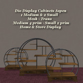 Dio Display Cabinet Aspen Med & Sm
