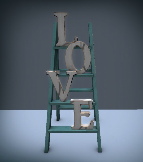 Love Ladders- blue
