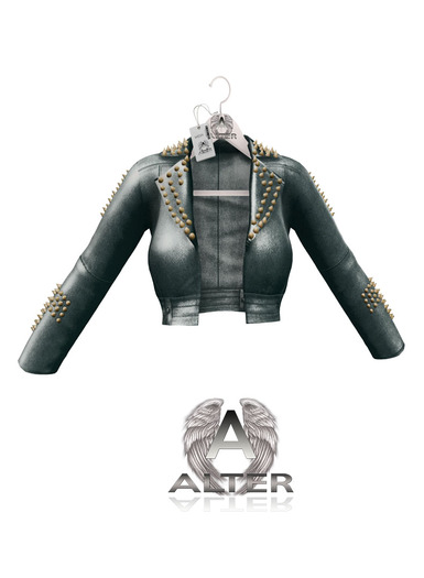 ::A:: Angelina Studded Jacket Sky (wear me)