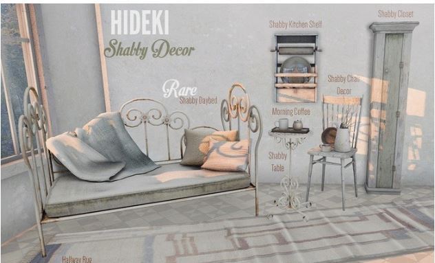 HIDEKI - Shabby Daybed RARE