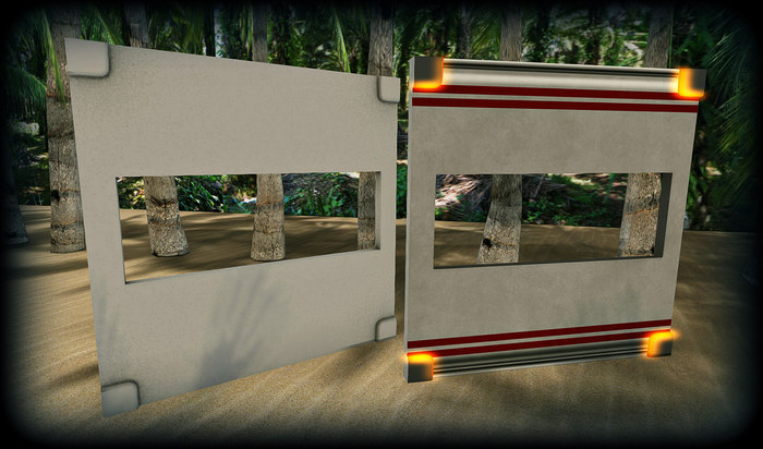 "M" Mesh Inside "M" Mesh Fallout Institute Wall B