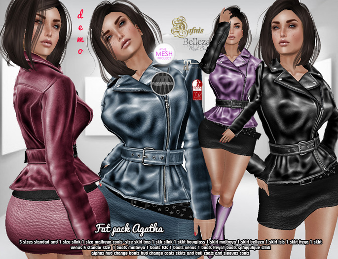 Dafnis  FAT PACK AGATHA FOR MAITREYA AND SLINK FAT PACK 2016 with appliers demo