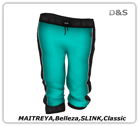 D&S design Capri pants green