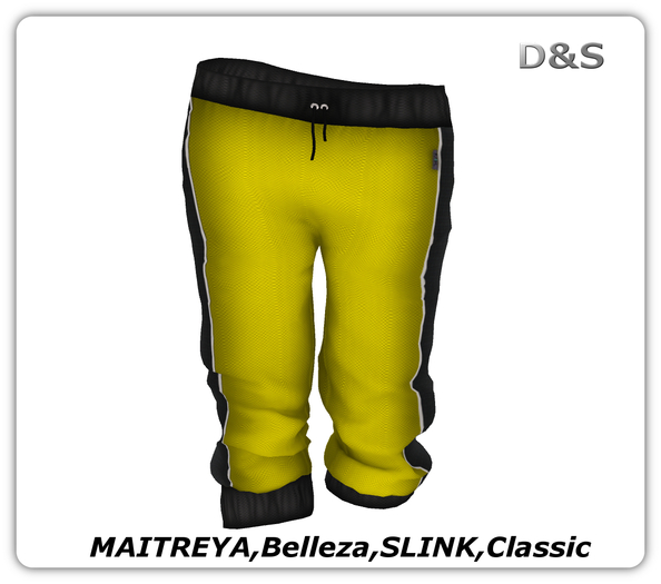 D&S design Capri  pants  lemon